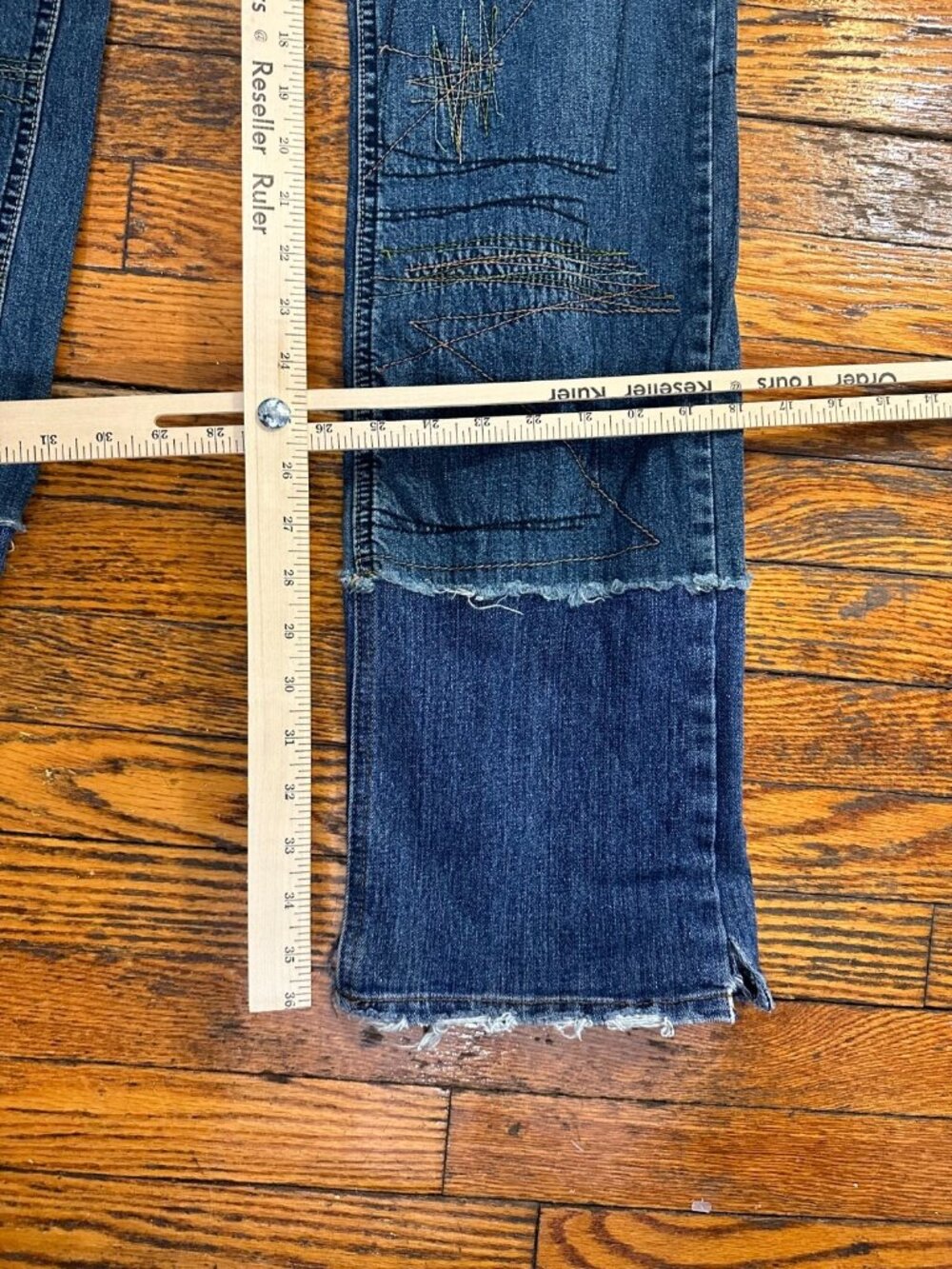Hysteric Glamour "FREE" Jeans size 26 x 36 made in Japan vintage Y2K - Picture 6 of 7
